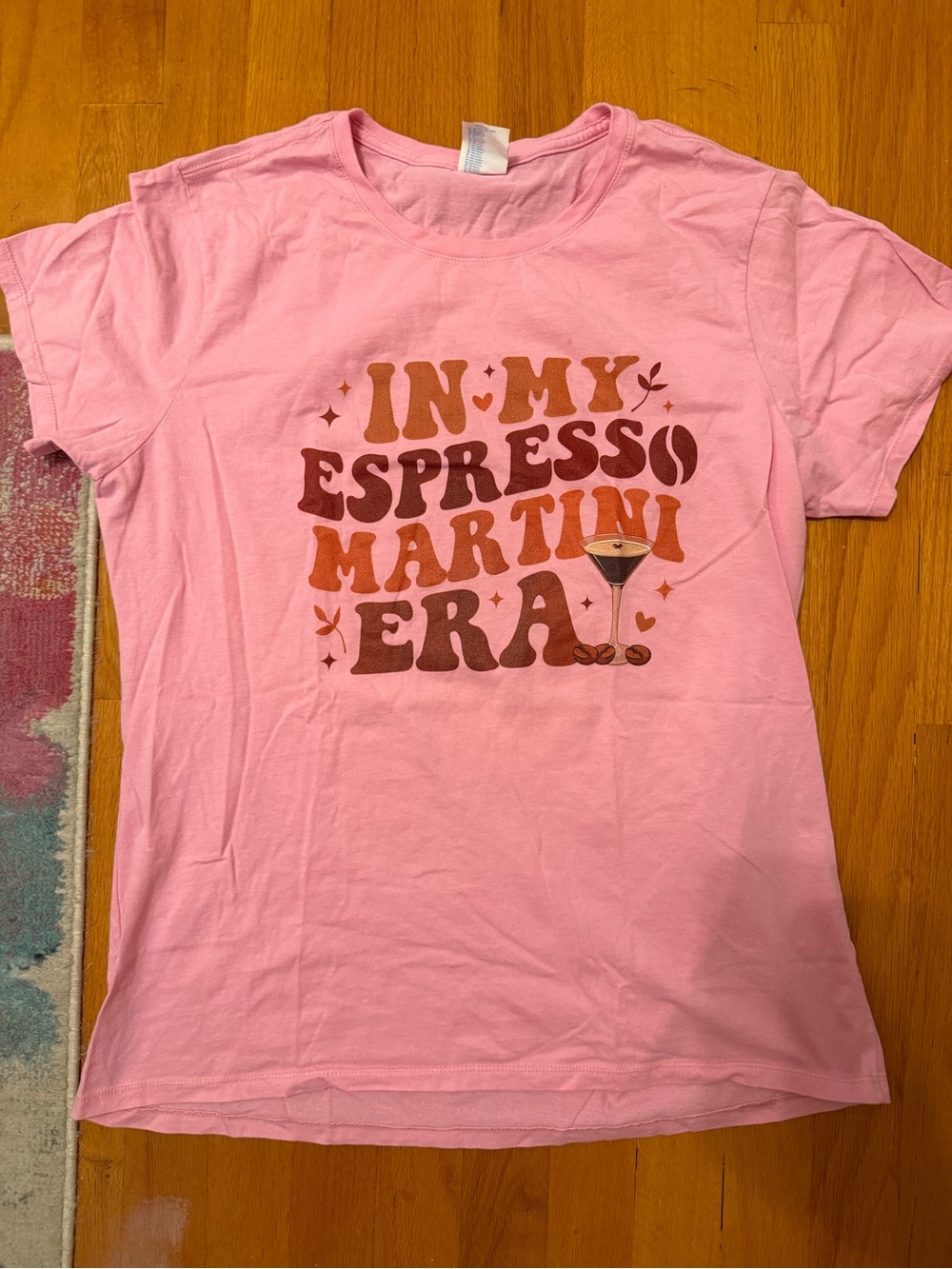 Girls' Pink Espresso Martini Graphic Tee